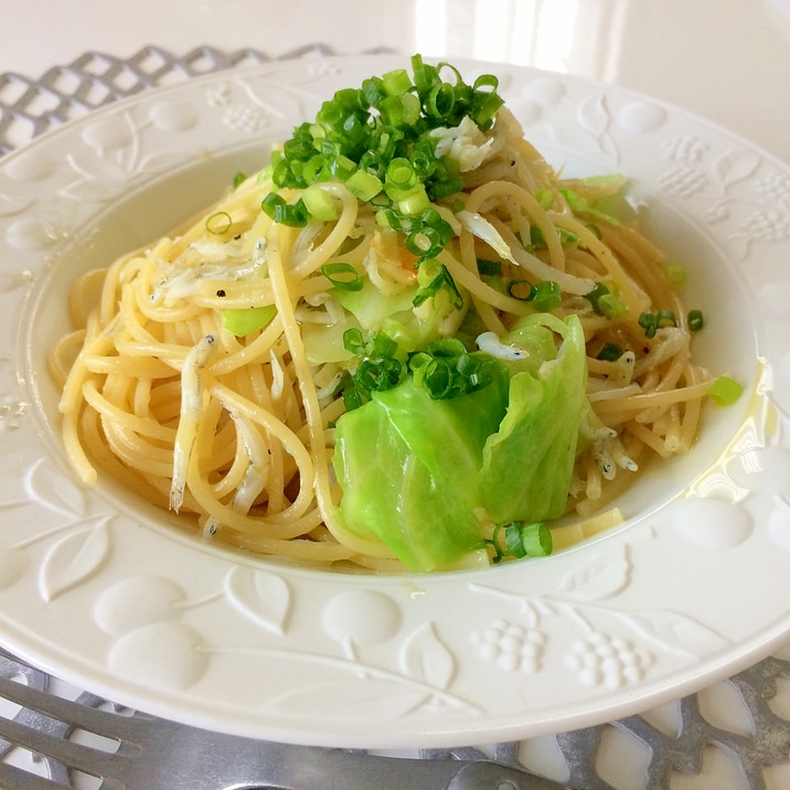 しらすとキャベツのオイルパスタ レシピ 作り方 By はい 山田です 楽天レシピ しらすとキャベツのオイルパスタ レシピ 作り方 By はい 山田です 楽天レシピ